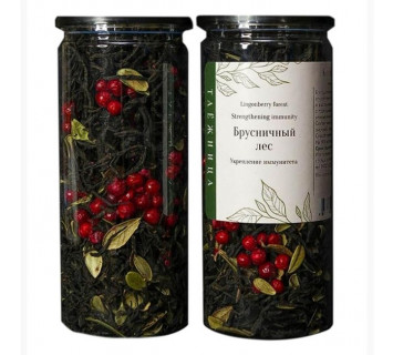 Чай тубус « Брусничный лес » 70 гр
