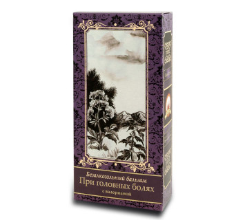 Безалкогольный бальзам«При головных болях с валерианой»