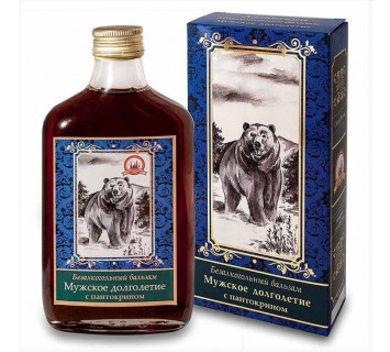 Безалкогольный бальзам «Мужское долголетие с пантокрином»